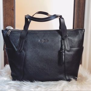 Cole Haan Black Leather Tote